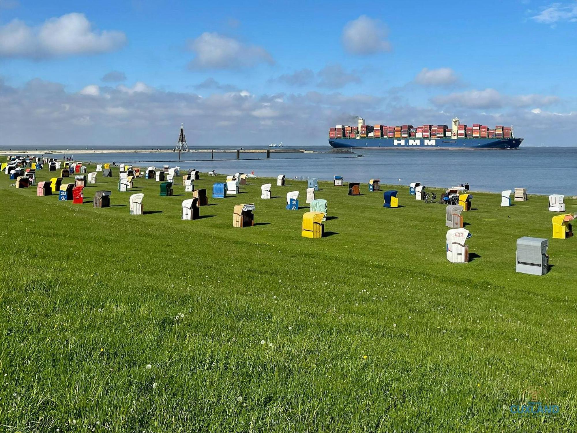 Urlaub Direkt Im Hafen Apartment Cuxhaven Exterior foto